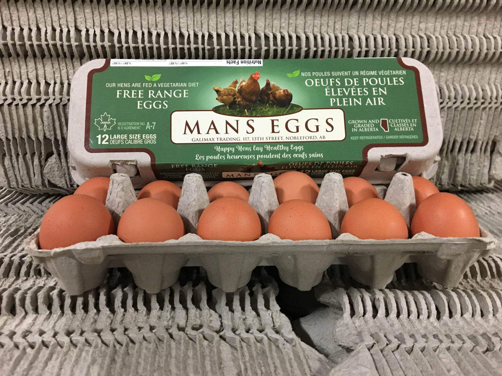 Free range eggs