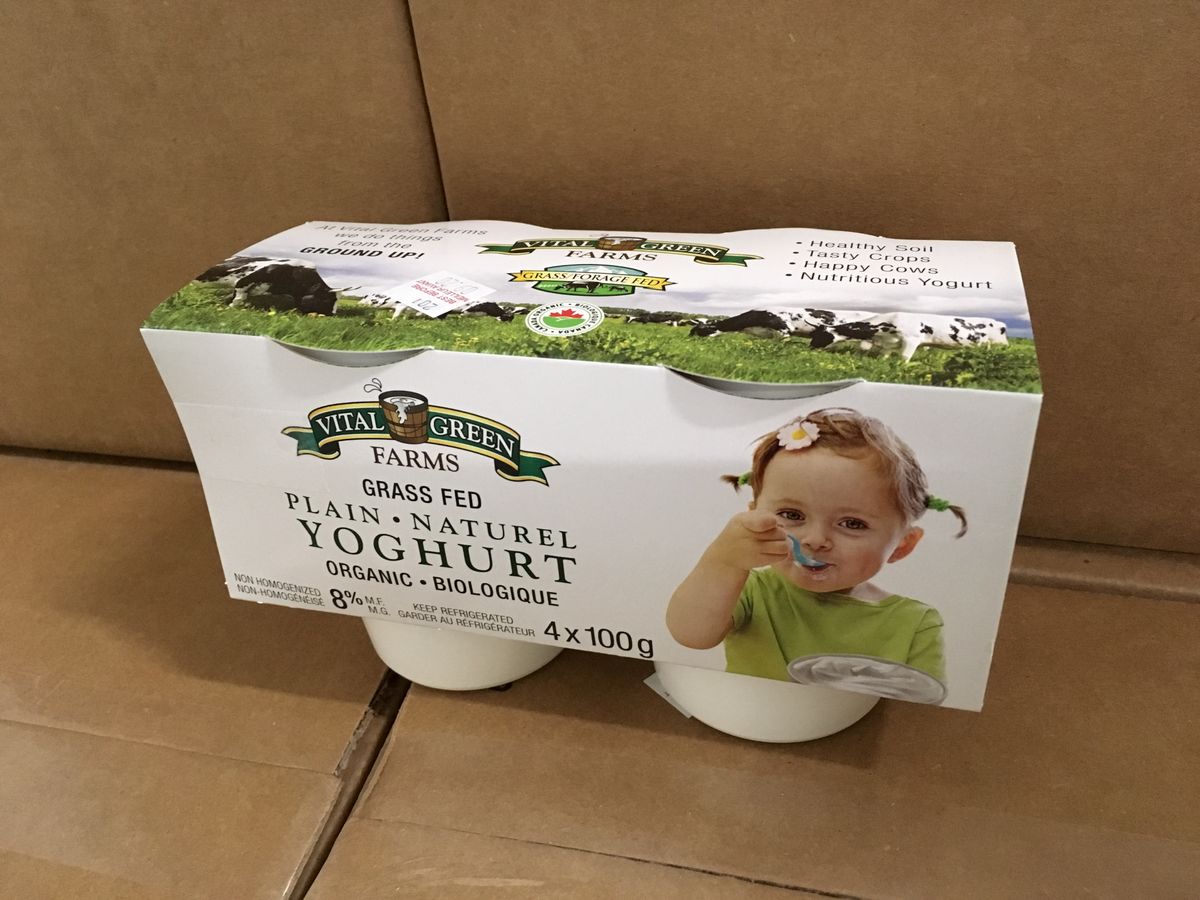 Plain Organic Individual Yogurts